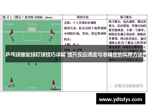 乒乓球接发球盯球技巧详解 提升反应速度与准确度的实用方法