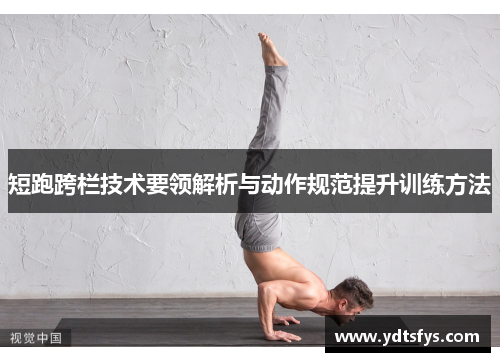 短跑跨栏技术要领解析与动作规范提升训练方法